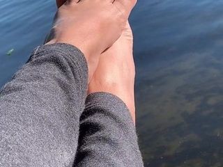 Lago fetiche de pies