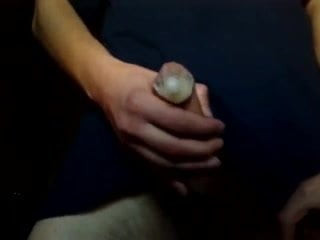 jerking off in condom
