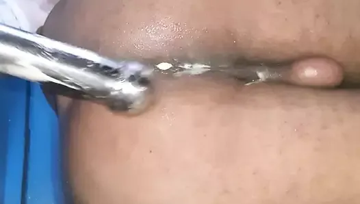 Anal fuck With Metal Rode