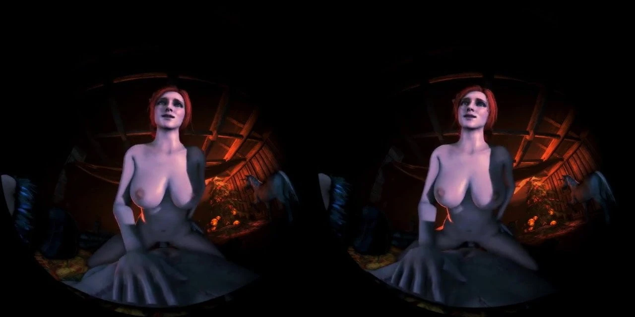 Triss trouxe um presente para yule hentai vr pornô
