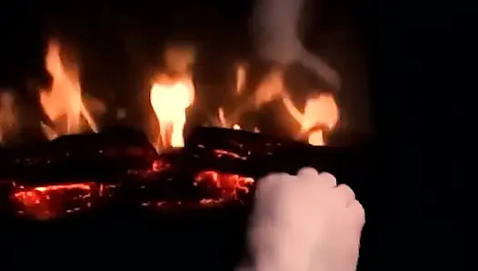 Согревание моих ступней, чтобы дать тебе хорошую горячую дрочку ногами без наушников