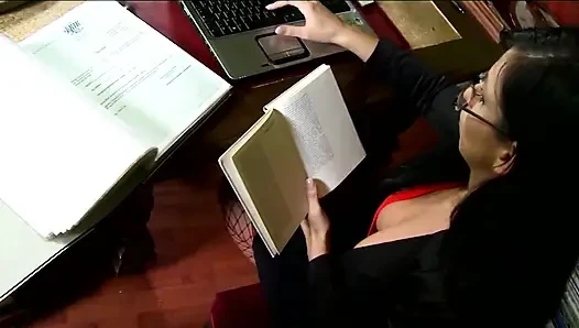 Office Sluts in Glasses Getting Fucked Hard