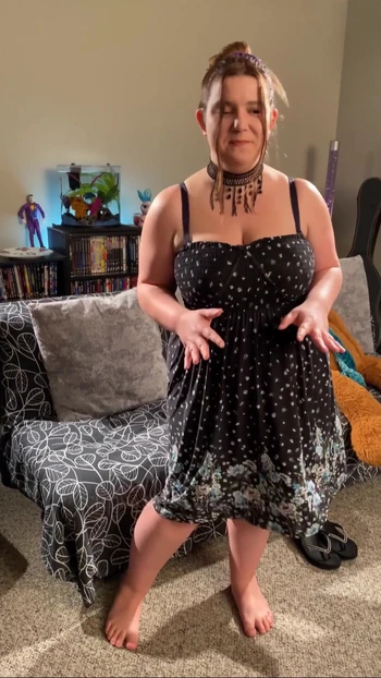 Stunning moment from "Marie's Edging Orgasm While Modeling and Dancing"