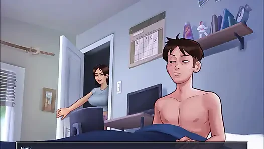 Kisah musim panas: jenny akhirnya ngentot aku di webcam