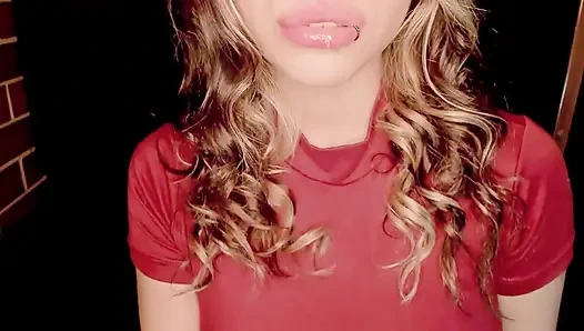 I caught my stepsister modeling sexy lingerie and I couldn't resist: Blens World rips her stockings and fucks her hard