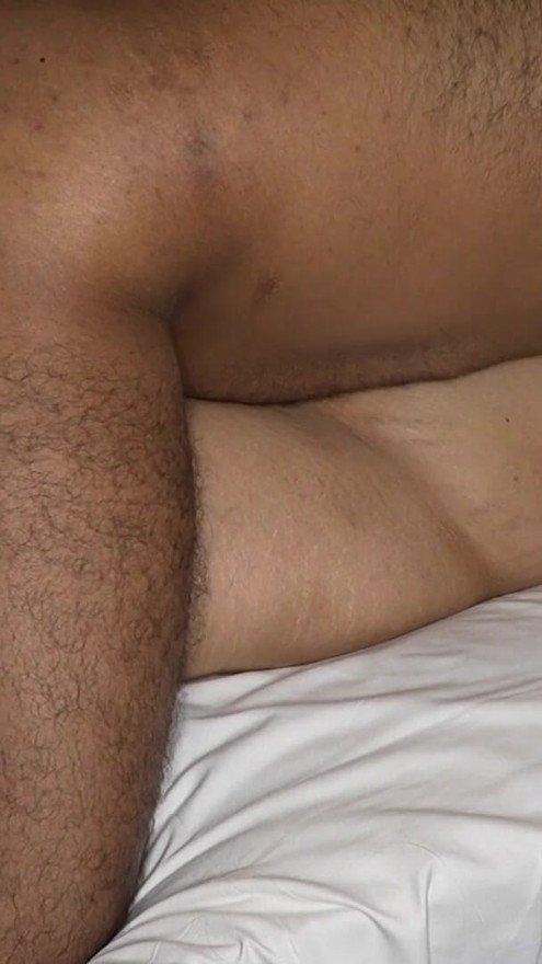 This stepmom likes to play with her tits and share the bed with her young boyfriend when her husband is away. | Clip 3