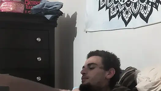 Wife Gives Sloppy Blowjob and Rides Husband Until He Cums