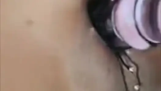 MONSTER DILDO DRILLS LELA STAR'S TINY PUSSY WHILE WEARING LEATHER