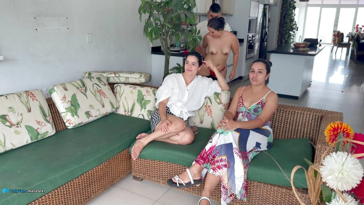 CUCKOLD GIRLFRIEND FUCKS HER ADULT FRIEND IN FRONT OF HER GUESTS