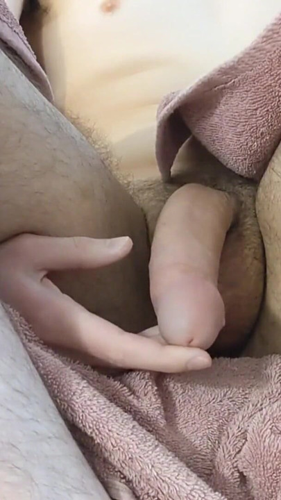 LBB - taking swimsuit off under towel jerk request | Clip 2