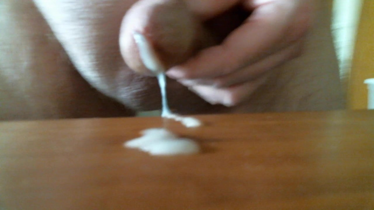 Cumming on Webcam