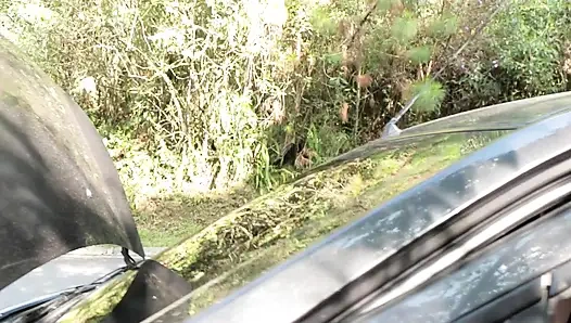 Mechanic and Boyfriend Tag Team Latina Babe