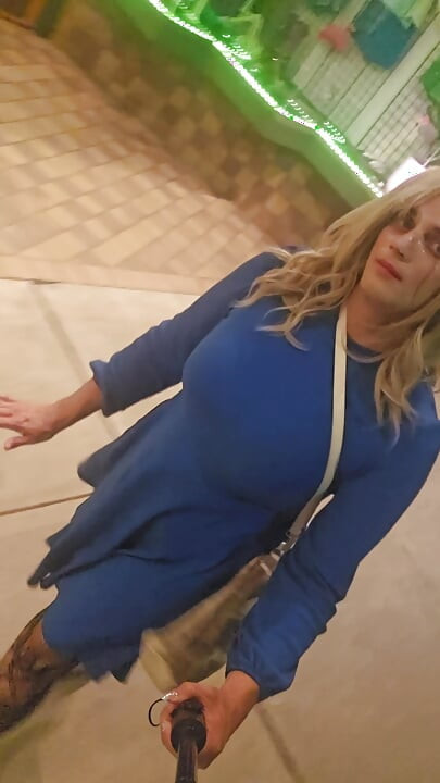 Sissy has to walk home with a huge load of cum of her face, humiliating cumwalk