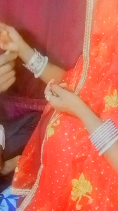 Husband and wife of Indian desi village celebrated honeymoon on the auspicious occasion of Karva Chauth fast. | Clip 3