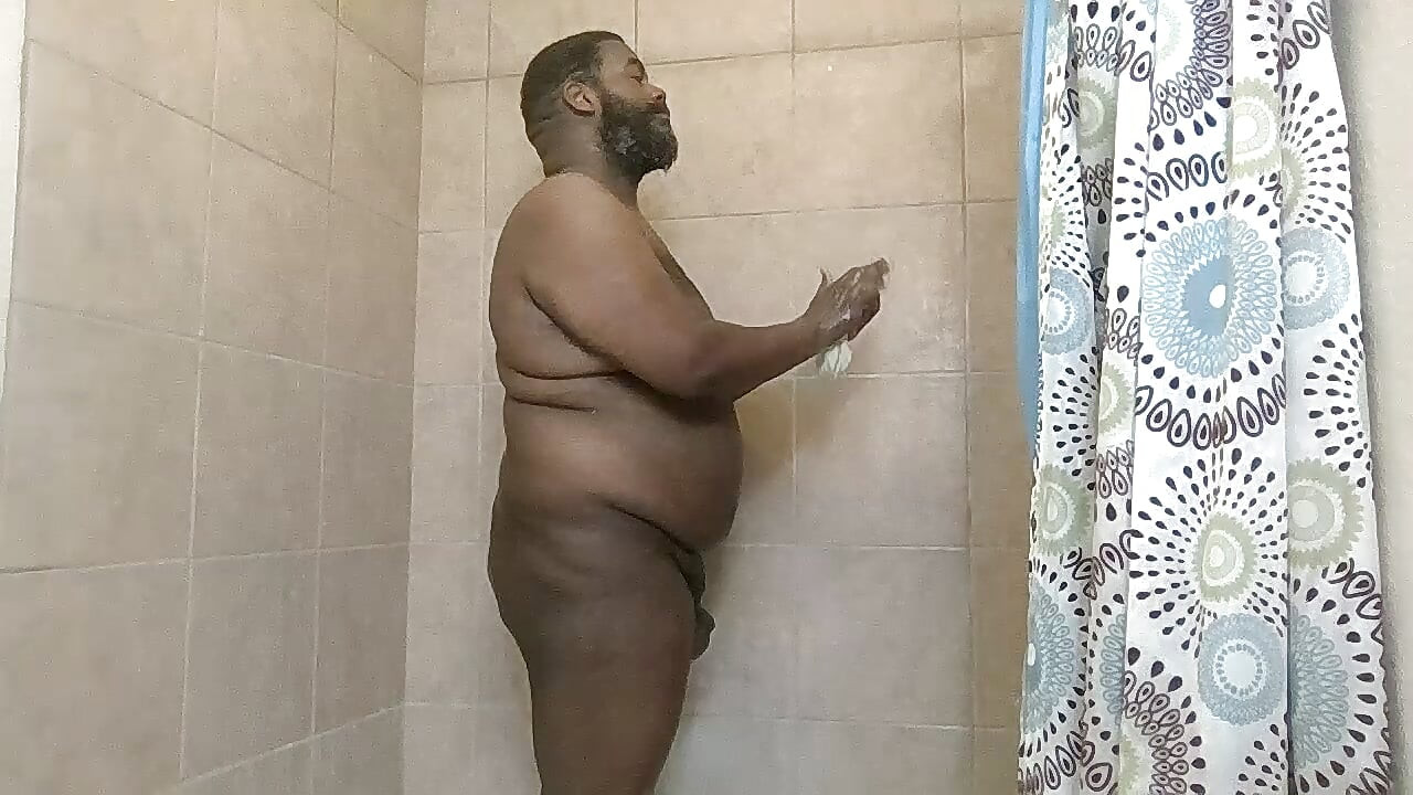 Slippery soapy sexy shower