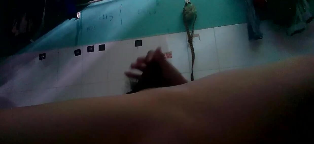 Voyeurism of his masturbating in the motel