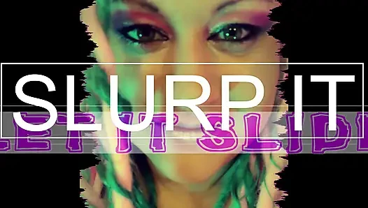 Wank and slurp with goddess lana cei looper for dumb dumb heads