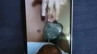 Indian slut Shabnam gets cumtribute from horny lover Tushar