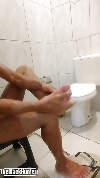 Filming Colleague in the Bathroom