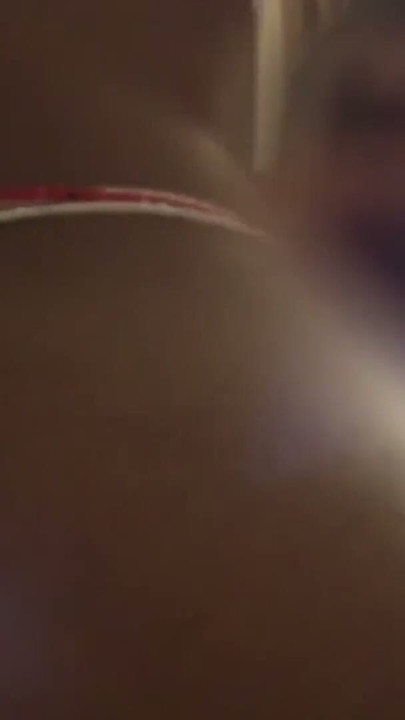 Amateur black teen stretching her pussy on big white dick | Clip 2