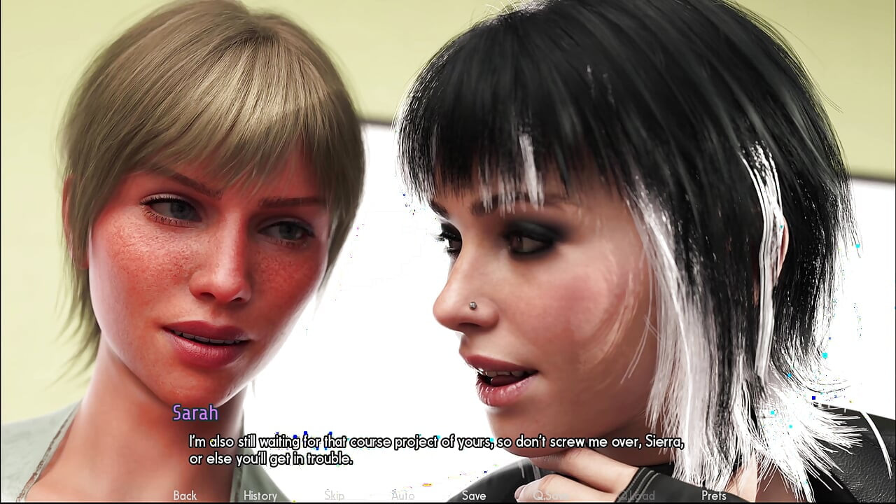 Alternative Shemevolution 3 Ning Gave Sarah a Boobjob at the Gym