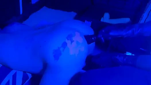 Грязный темный фистинг