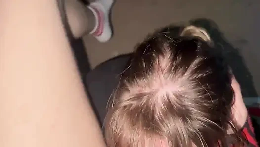 Kehlenfick mit dem weißen monster