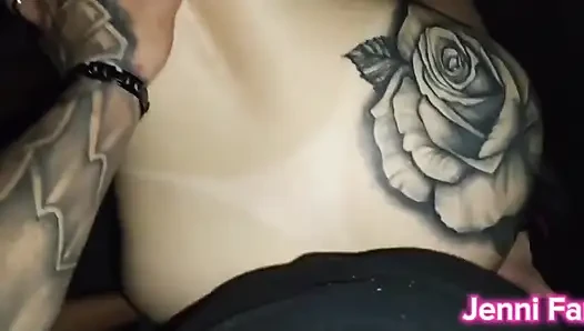 Ich ging mit meiner schwiegermutter zum Gloryhole und wir haben am ende mehrere schwänze
