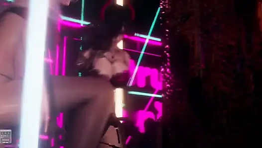 B023 drei frauen peitschen Menschensklaven in pOV