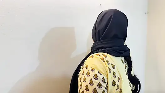 My Beautiful Big Ass & Big Tits Hot Roommate Without Pant Wearing Hijab Kamiz Panty & Clean Our Room