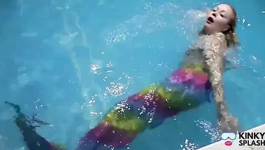 Captive Mermaid Teases You in the Pool