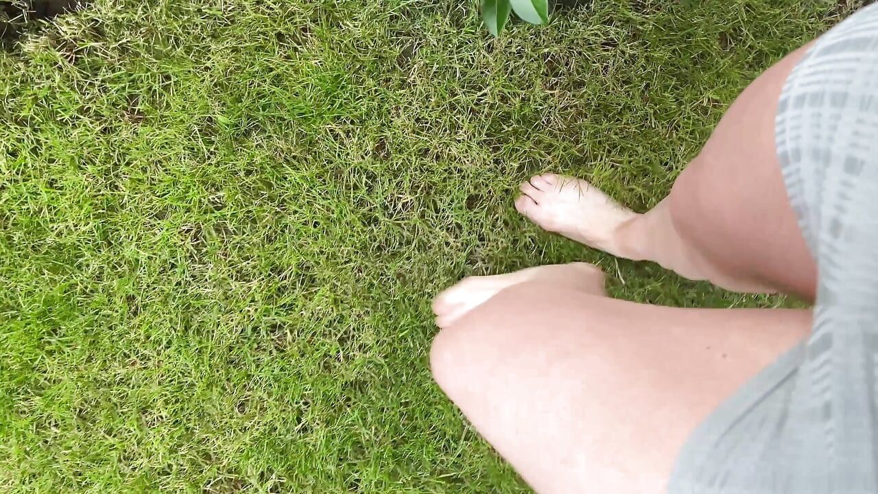 Walking Barefoot on the Grass