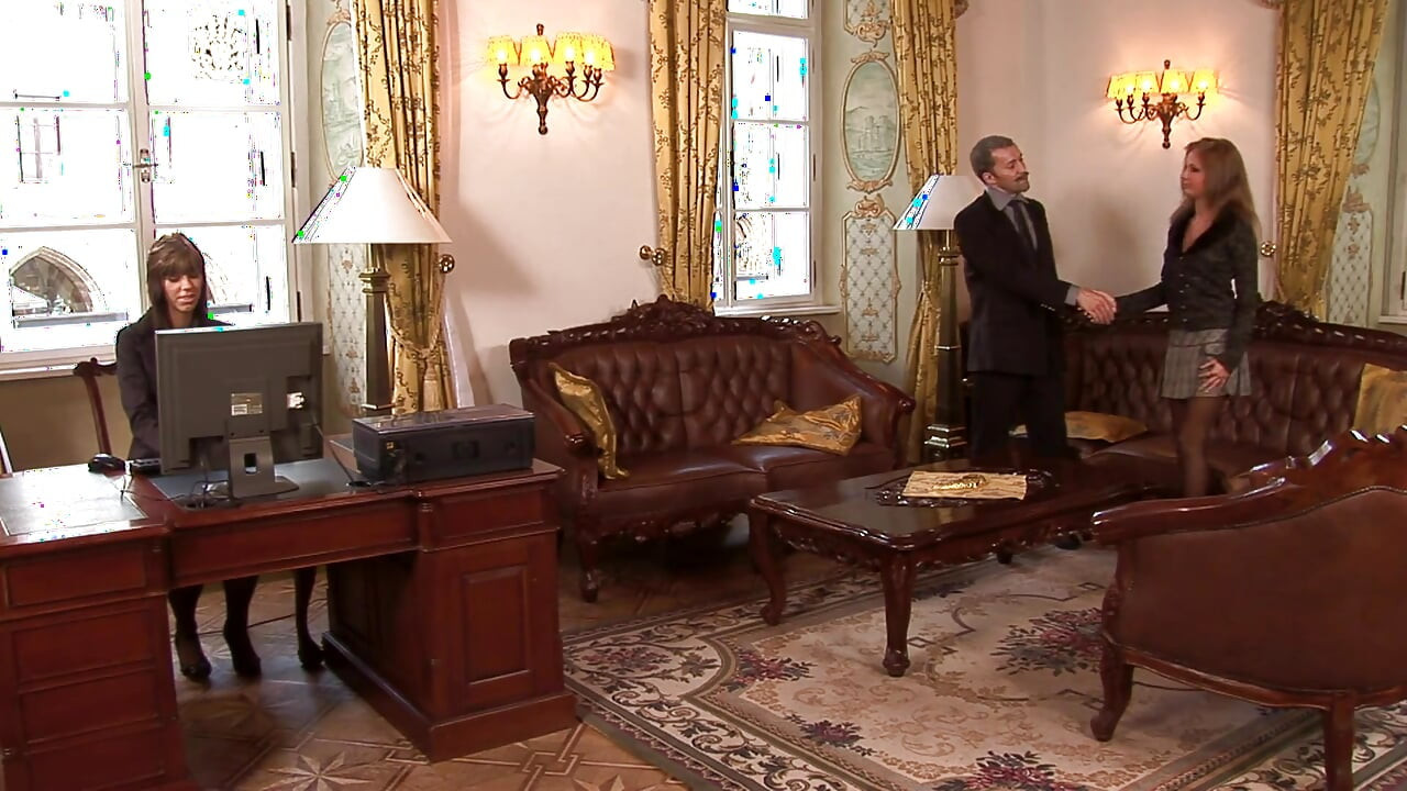 Anal sex with stockinged babe