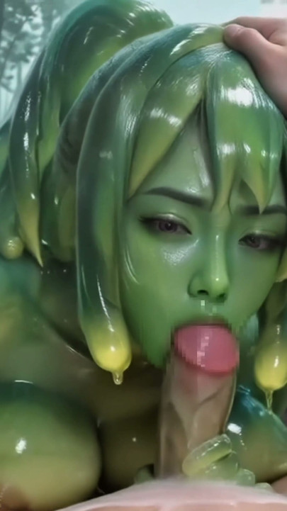 Slime Girls Breeding with Ugly Men - AI HENTAI VIDEO | Clip 1
