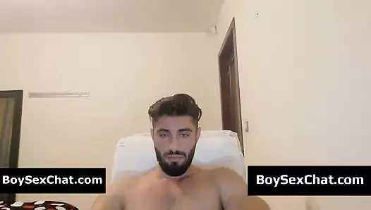 Handsome dude with blue eyes in webcam