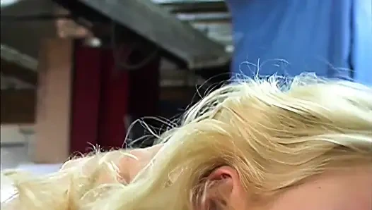 Two Cocks Stuck in My Pussy at Work