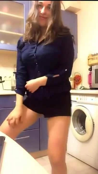 dancing in kitchen