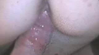 internal creampie close-up in slow motion