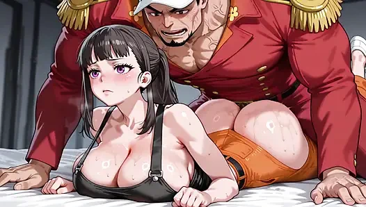 Sakazuki (OP) x Maki (Fire Force)