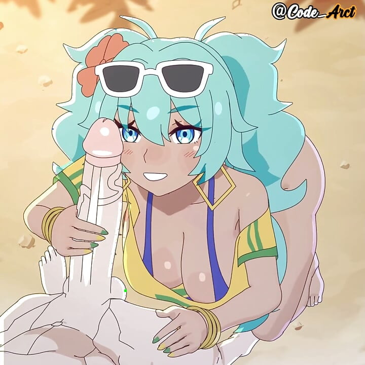 Hatsune Miku yoğun bir sakso çekiyor