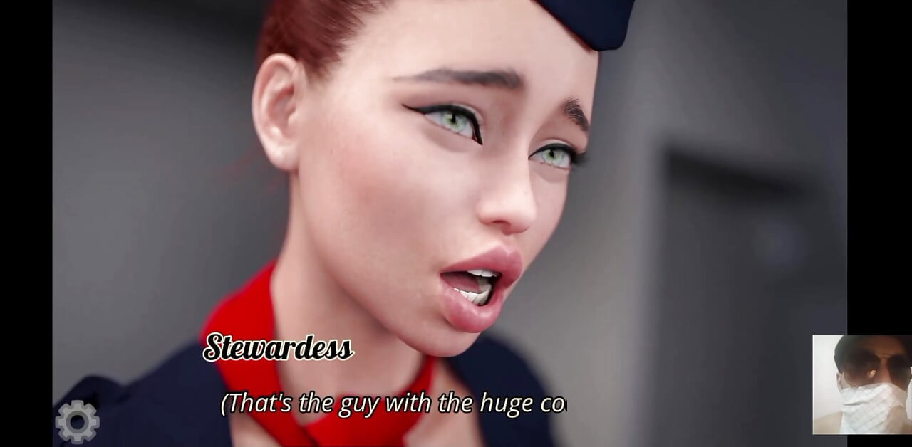 AIR HOSTESS ACCIDENTALLY CAME IN TOILET AND SAW MY BIG DICK. THEN I FUCK HER ON THE PLANE.MCR PART-2