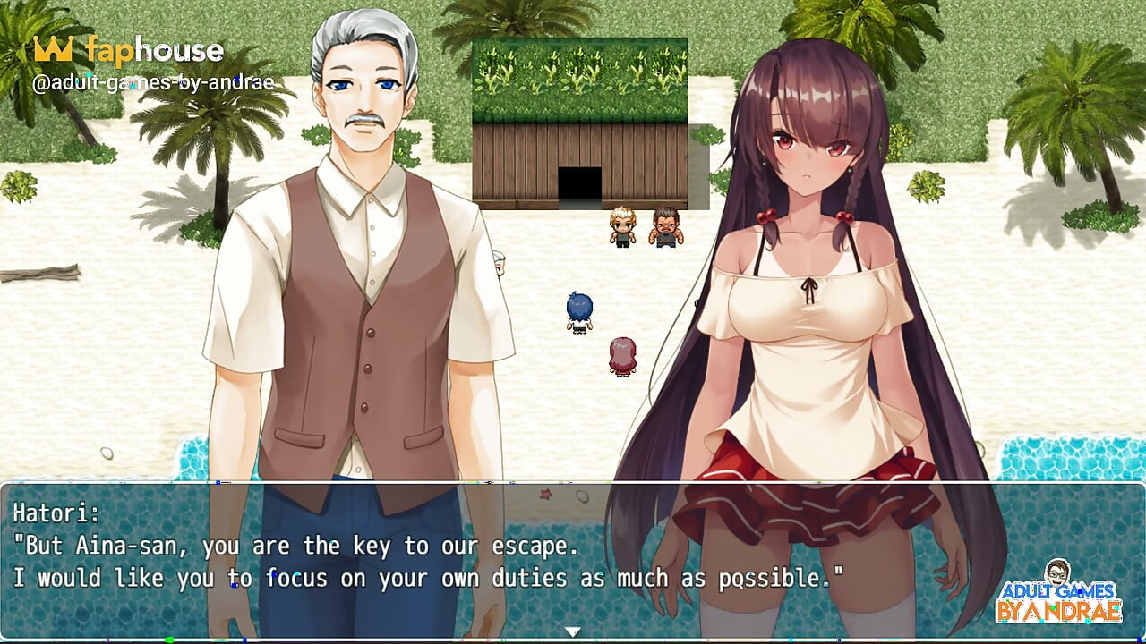 Island Ntr Survival Ss Gameplay Part 1 - 1 Woman and 5 Men in an Island