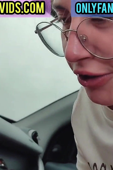 Shanaxnow Perfect Car POV Blowjob Deepthroat with Cum Inside Mouth