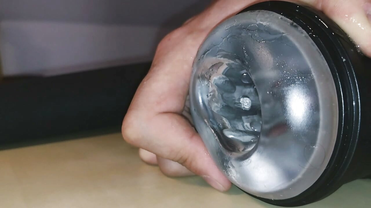 Close up fleslight fuck and slow MOTION CUMSHOT FOR YOU