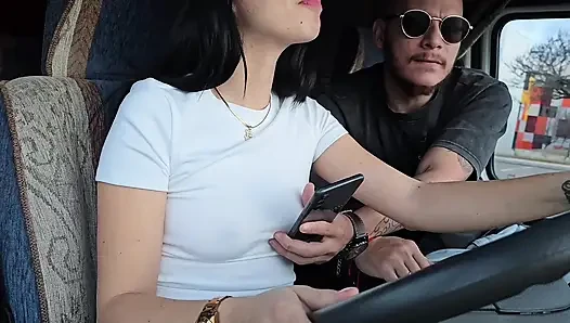 I picked up an UBER Client without a bra