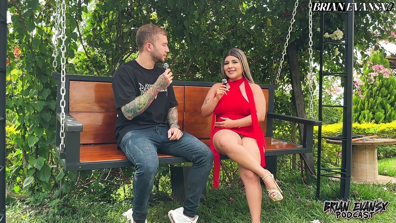 Blonde Colombian Naty Delgado has a podcast that ends with outdoor sex - Brian Evansx
