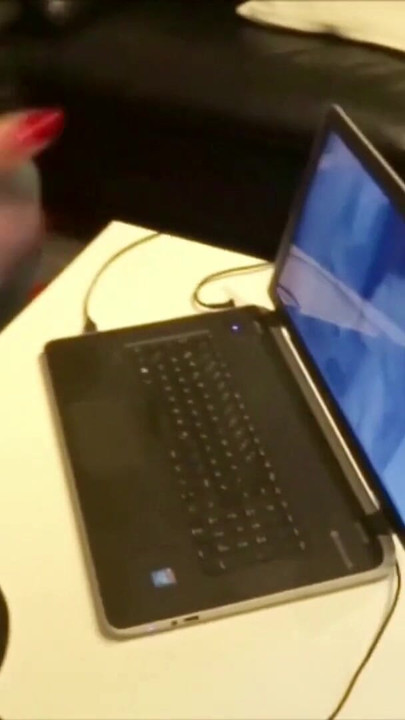 Captivating moment from "German Big Boobs MILF caught Friend Watching Porn and Help"
