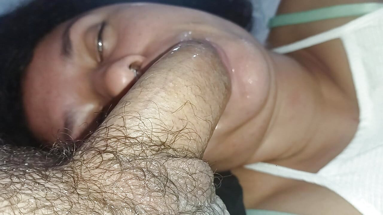 CREAMPIE IN HER MOUTH, SHE EAGERLY WAITS FOR ALL THE HOT CUM