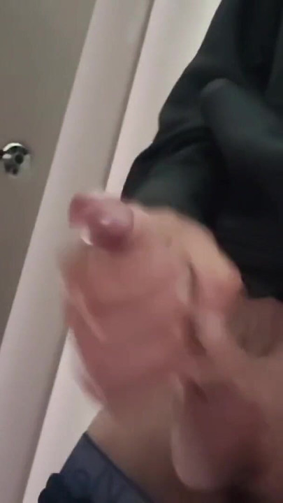 Captivating moment from "Hot boy jerk off in school washroom!"