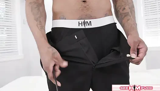 Zaddy2x Gets His Cock Worshipped By Indica Monroe With Deepthroat!